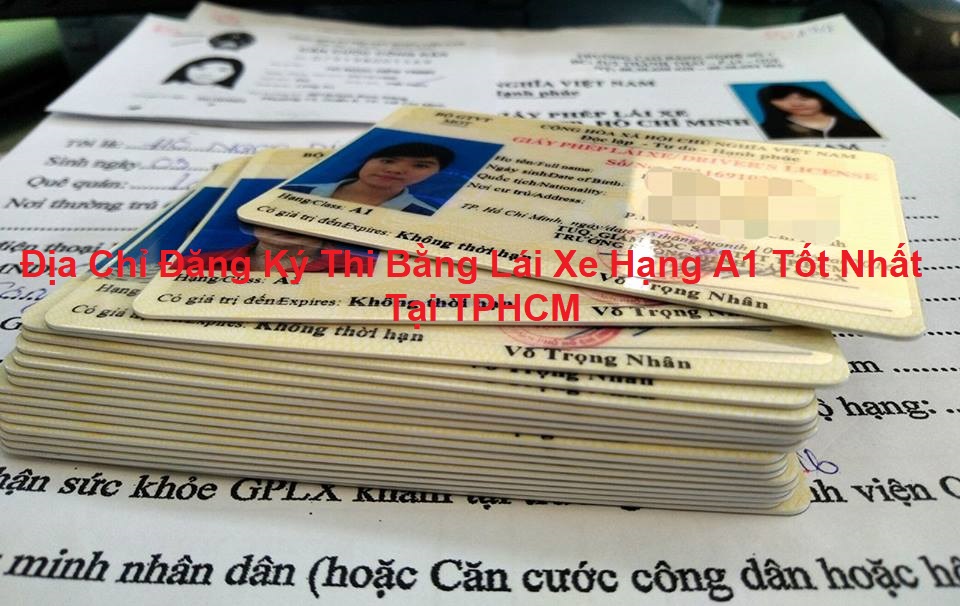 Nơi thi bằng lái xe máy hạng a1 tại TPHCM